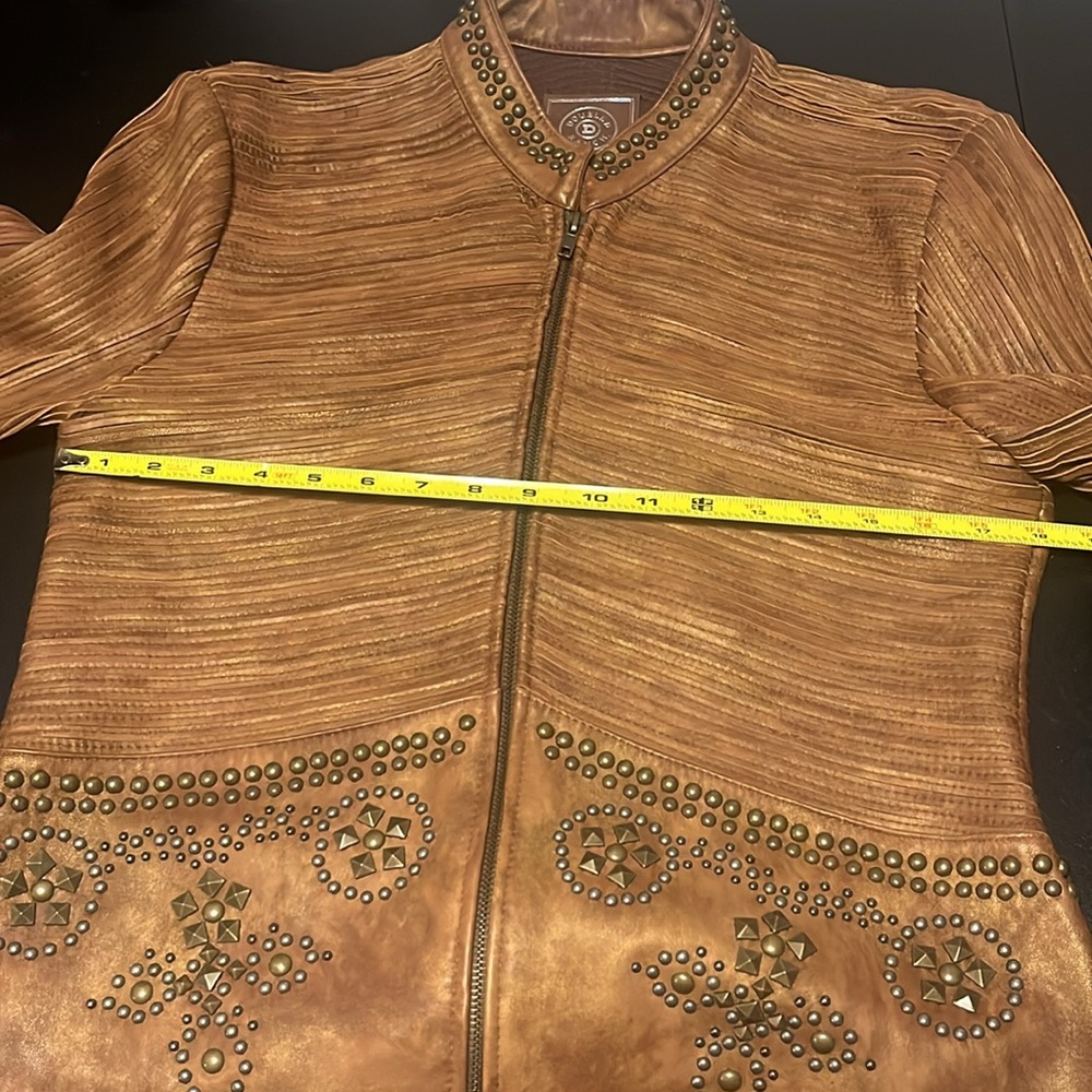 Double D Ranch Soft Leather Jacket. Size Large***READ - Picture 9 of 16